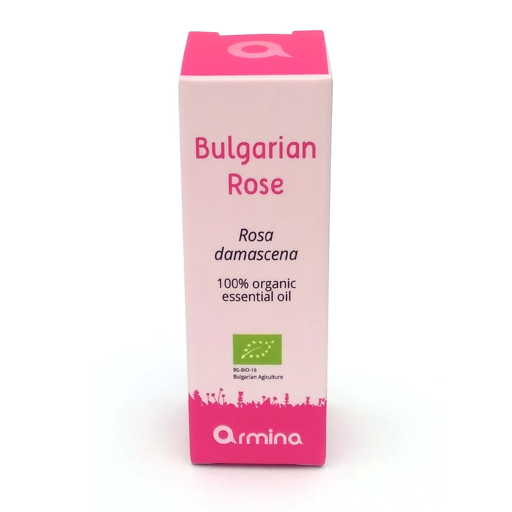 Розово етерично масло (rosa damascena) органично 2мл, Armina - eMAG.bg
