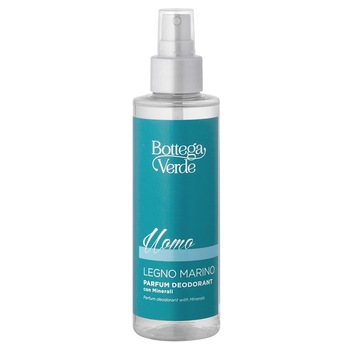 Parfum deodorant cu aroma lemnoasa - marina - Legno Marino, 150 ML, Bottega Verde Parfum deodorant cu aroma lemnoasa - marina - Legno Marino, 150 ML, Bottega Verde