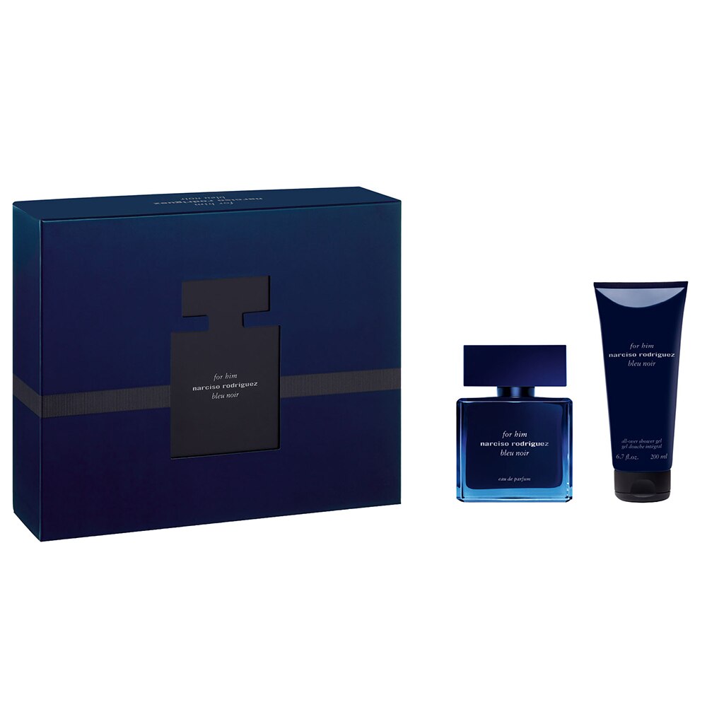 Set Narciso Rodriguez for Him Bleu Noir: 50 ml Apa de Parfum + 200 ml Gel de Dus