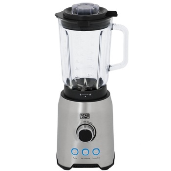 Blender Star-Light BLP-1200SS, Control digital, 1.5 l, Viteza variabila, Functie impuls + zdrobire gheata, Vas de sticla, Inox Blender Star-Light BLP-1200SS, Control digital, 1.5 l, Viteza variabila, Functie impuls + zdrobire gheata, Vas de sticla, Inox