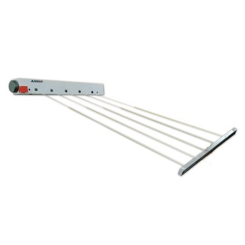 Uscator de rufe 4m, 5 sfori retractabile, 20m utilizabili, rezistent ASHOP Uscator de rufe 4m, 5 sfori retractabile, 20m utilizabili, rezistent ASHOP