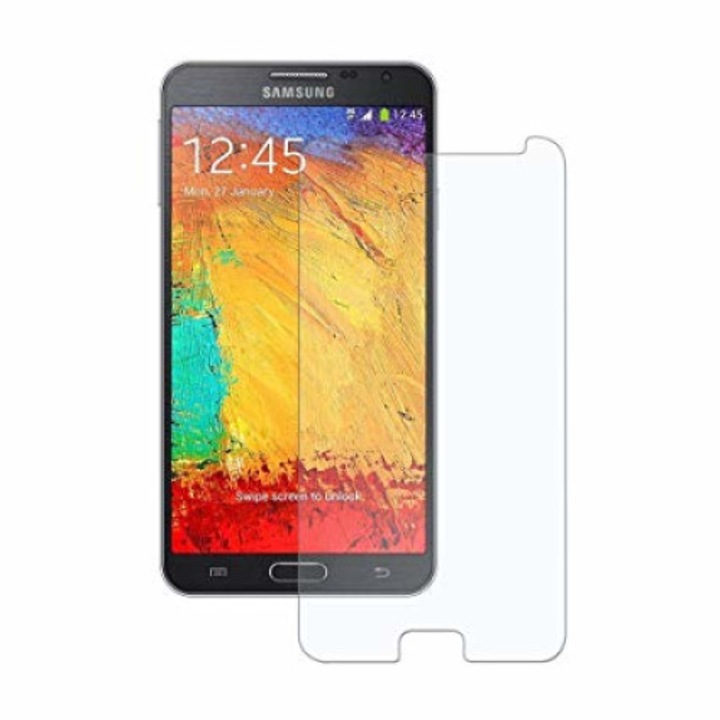 Folie de sticla MyStyle® pentru Samsung Galaxy Note 3 Case Friendly (compatibila cu orice husa) - Diamond Clear