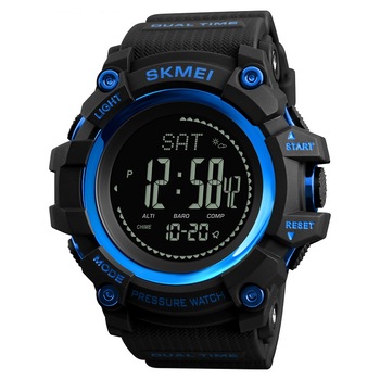 ceas de mana barbatesc skmei digital sport busola shock rezistent pedometru distanta parcursa termometru calorii cronometru alarma albastru imagen 22_0_
0