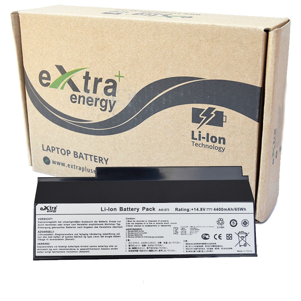 Baterie laptop Li-Ion potrivita pentru Asus G53J G53SX G73J G73JH A42-G53 A42-G73 4400 mAh cu 8 celule