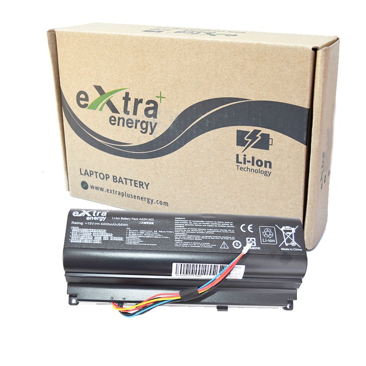 Baterie laptop eXtra Plus Energy pentru Asus G751, GFX71, A42N1403