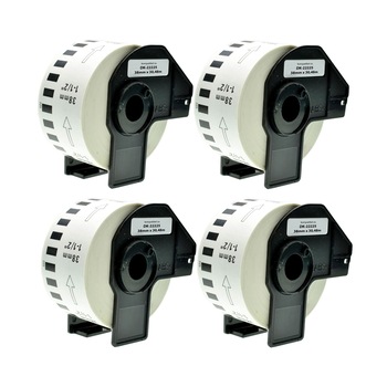 Set 4 Banda/Rola DK 22225 etichete Alb 38mmX30.48m Compatibile Pentru BROTHER P-Touch QL 1000 / QL 1050 / QL 1060 N / QL 500 BS /QL 550 / QL 560 / QL 560 VP / QL 570 / QL 580 N /QL 650 TD / QL 700 / QL 710 W / QL 720 NW QL 800 /QL 810 W / QL 820 NWB Set 4 Banda/Rola DK 22225 etichete Alb 38mmX30.48m Compatibile Pentru BROTHER P-Touch QL 1000 / QL 1050 / QL 1060 N / QL 500 BS /QL 550 / QL 560 / QL 560 VP / QL 570 / QL 580 N /QL 650 TD / QL 700 / QL 710 W / QL 720 NW QL 800 /QL 810 W / QL 820 NWB