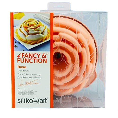 Forma de silicon trandafir, Silikomart PEACH HIGH ROSE-SFT251