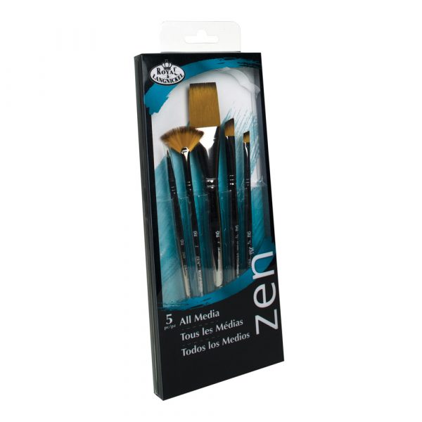 Set 5 pensule fir sintetic seria Zen™ RZEN-SET731