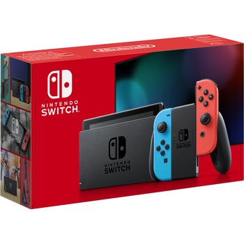 Consola NINTENDO SWITCH (WITH NEON RED & NEON BLUE JOY-CONS) Consola NINTENDO SWITCH (WITH NEON RED & NEON BLUE JOY-CONS)