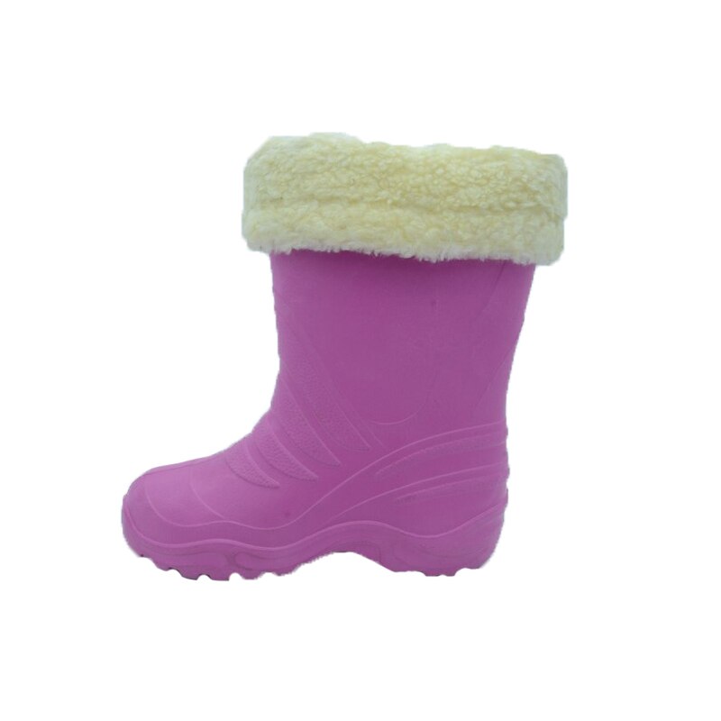 Cizme spuma EVA imblanite pentru fete Mini Junior GHf28R, Roz, 31