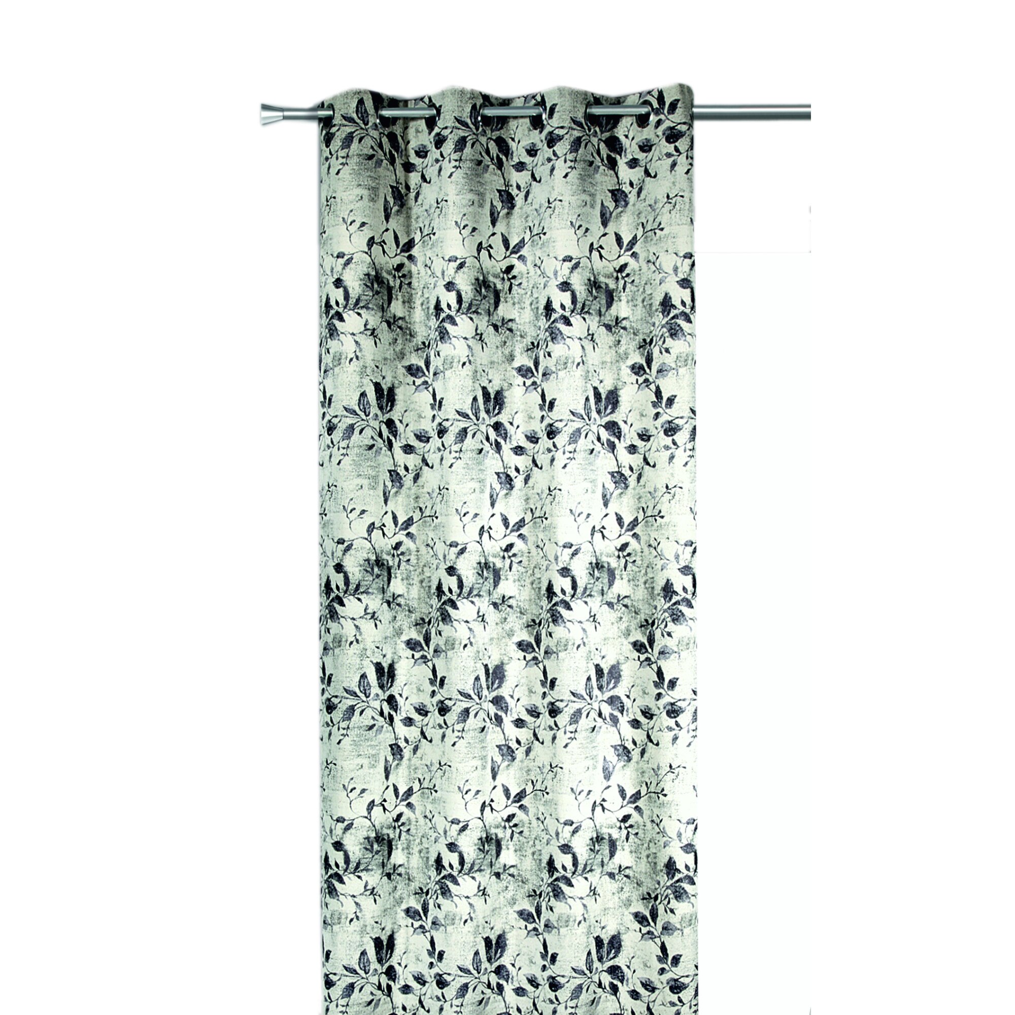 Draperie cu inele Fenja maro 245x135