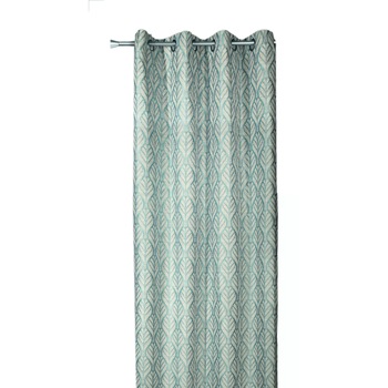 Draperie cu inele Toni albastru 245x135 Draperie cu inele Toni albastru 245x135