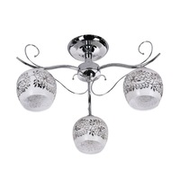 lustra odette metal crom abajur sticla alba cu negru3x60wdulie e27 imagen 50_0_
0