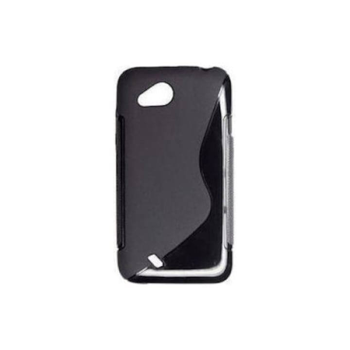 Силиконов гръб Omni S Line за HTC Desire VC T328D, Черен