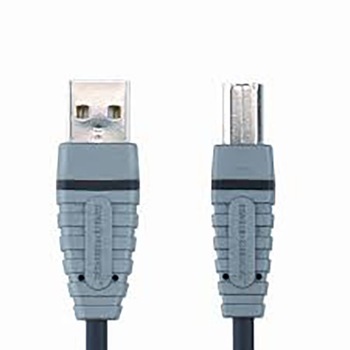 Cablu USB 2.0, de la A la B, Tata - Tata, 3m, Bandridge Cablu USB 2.0, de la A la B, Tata - Tata, 3m, Bandridge