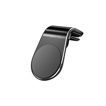 Suport auto pentru telefon, prindere pe grila de ventilatie magnetic 023 , Negru Suport auto pentru telefon, prindere pe grila de ventilatie magnetic 023 , Negru