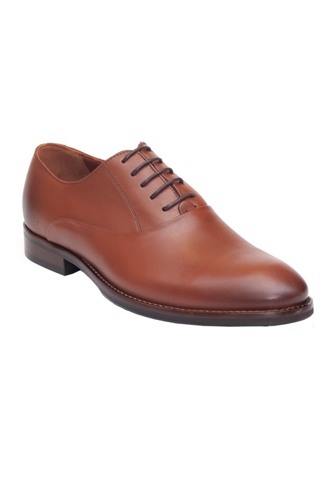 Pantofi barbatesti Pieton, din piele naturala, 165, Maro, 39