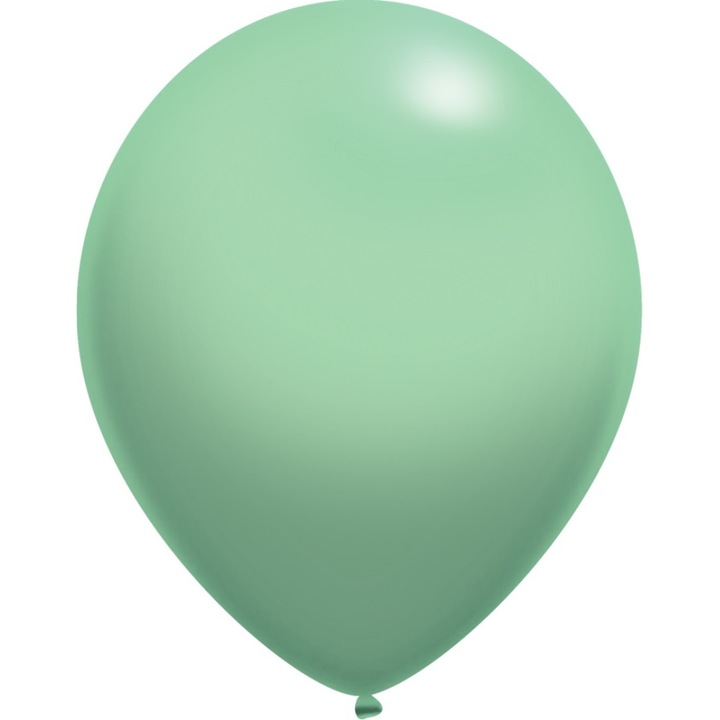 Set 25 baloane latex verde menta 27cm