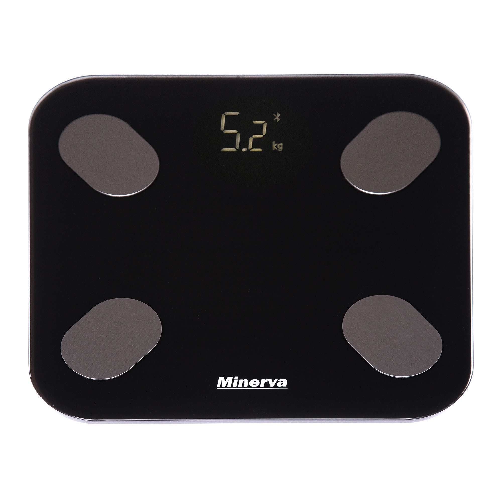 Cantar electronic de persoane Minerva Experience Smart Body SBVFS213, 180 kg, Negru