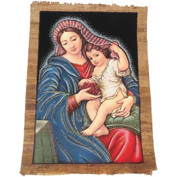 Imagine de perete 41/30cm, tablou stil egiptean, pictat manual pe hartie de papirus, E106 Imagine de perete 41/30cm, tablou stil egiptean, pictat manual pe hartie de papirus, E106