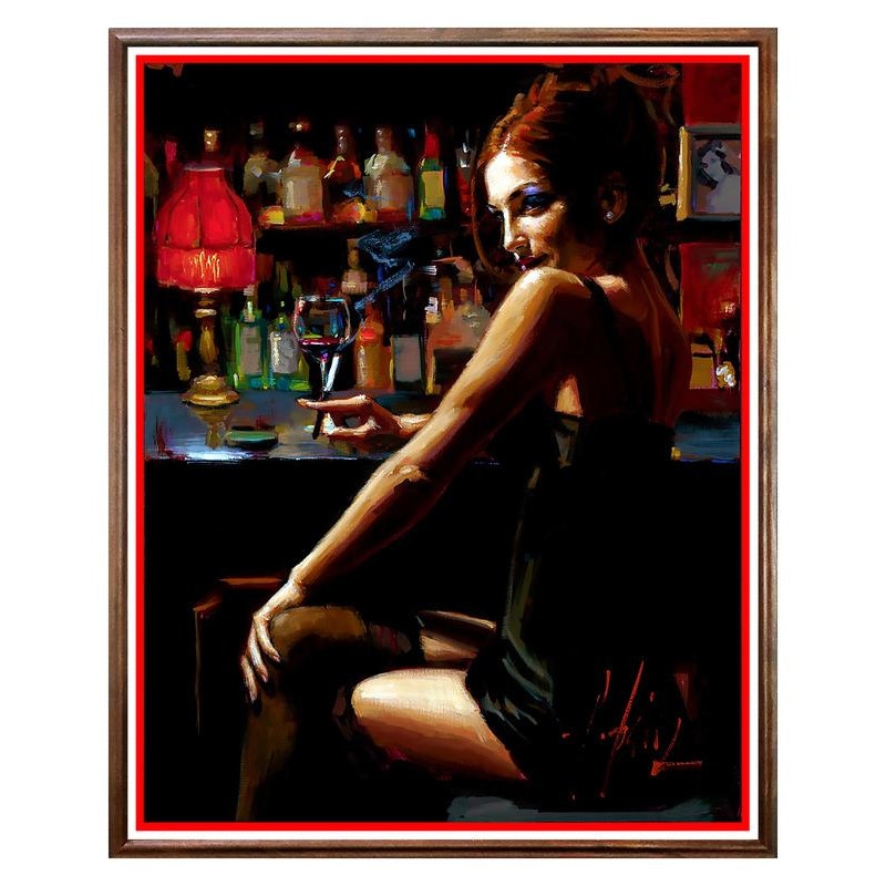 Tablou Decorativ - Club, Restaurant, Bar, Hotel, Cafenea - Seduction - BRC-217, 40 x 50 cm
