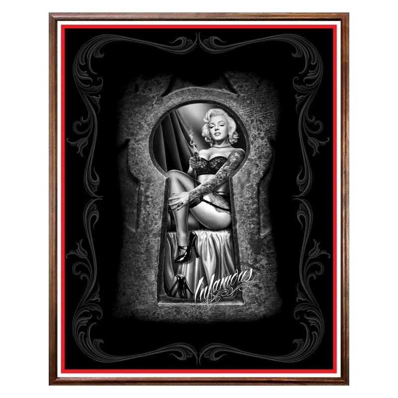 Tablou Decorativ - Club, Restaurant, Bar, Hotel, Cafenea - Dark Marilyn - BRC-245, 40 x 50 cm