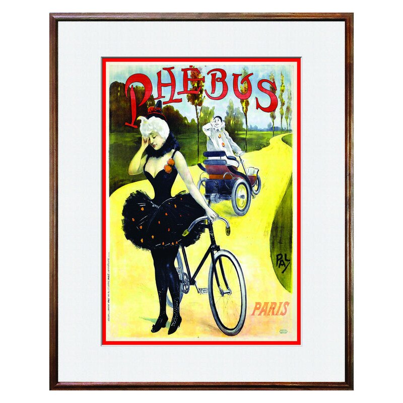 Tablou Decorativ - Club, Restaurant, Bar, Hotel, Cafenea - Vintage Bicycle Poster - BRC-322, 40 x 50 cm