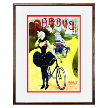 Tablou Decorativ - Club, Restaurant, Bar, Hotel, Cafenea - Vintage Bicycle Poster - BRC-322, 40 x 50 cm Tablou Decorativ - Club, Restaurant, Bar, Hotel, Cafenea - Vintage Bicycle Poster - BRC-322, 40 x 50 cm