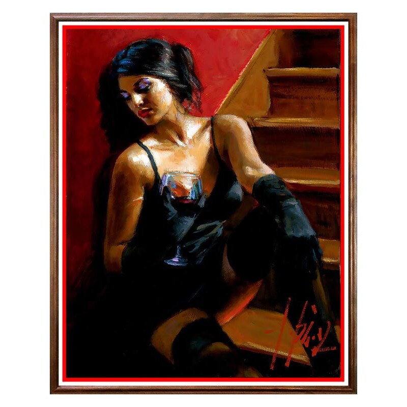Tablou Decorativ - Club, Restaurant, Bar, Hotel, Cafenea - Seduction - BRC-213, 40 x 50 cm
