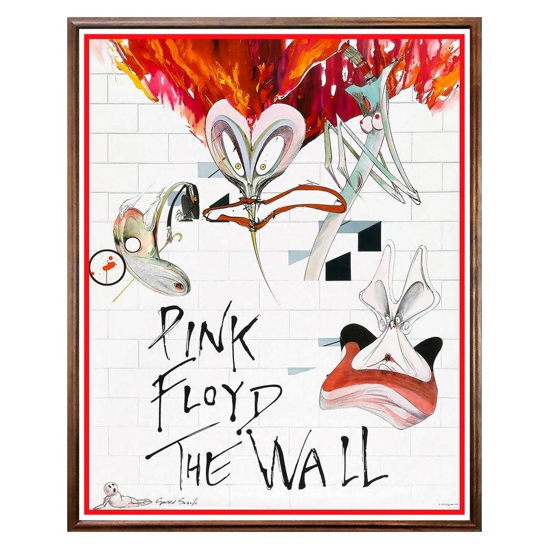 Tablou Decorativ - Club, Restaurant, Bar, Hotel, Cafenea - Pink Floyd - BRC-290, 40 x 50 cm
