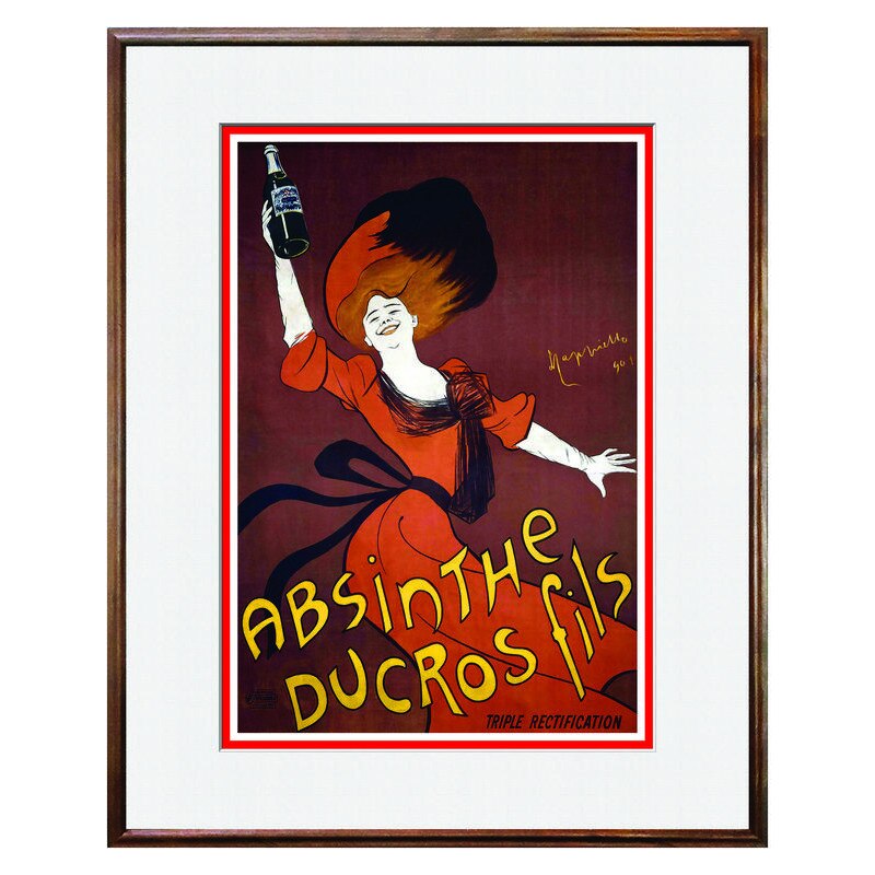 Tablou Decorativ - Club, Restaurant, Bar, Hotel, Cafenea - Vintage Drinks Poster - BRC-048, 40 x 50 cm