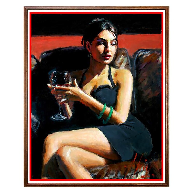 Tablou Decorativ - Club, Restaurant, Bar, Hotel, Cafenea - Seduction - BRC-216, 40 x 50 cm