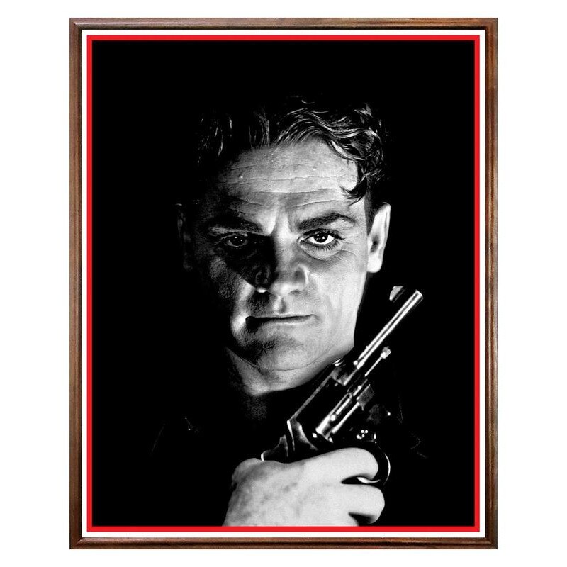 Tablou Decorativ - Club, Restaurant, Bar, Hotel, Cafenea - James Cagney - BRC-229, 40 x 50 cm