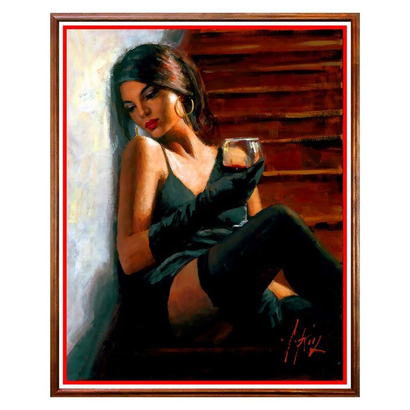 Tablou Decorativ - Club, Restaurant, Bar, Hotel, Cafenea - Seduction - BRC-212, 40 x 50 cm