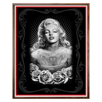 Tablou Decorativ - Club, Restaurant, Bar, Hotel, Cafenea - Dark Marilyn - BRC-247, 40 x 50 cm Tablou Decorativ - Club, Restaurant, Bar, Hotel, Cafenea - Dark Marilyn - BRC-247, 40 x 50 cm