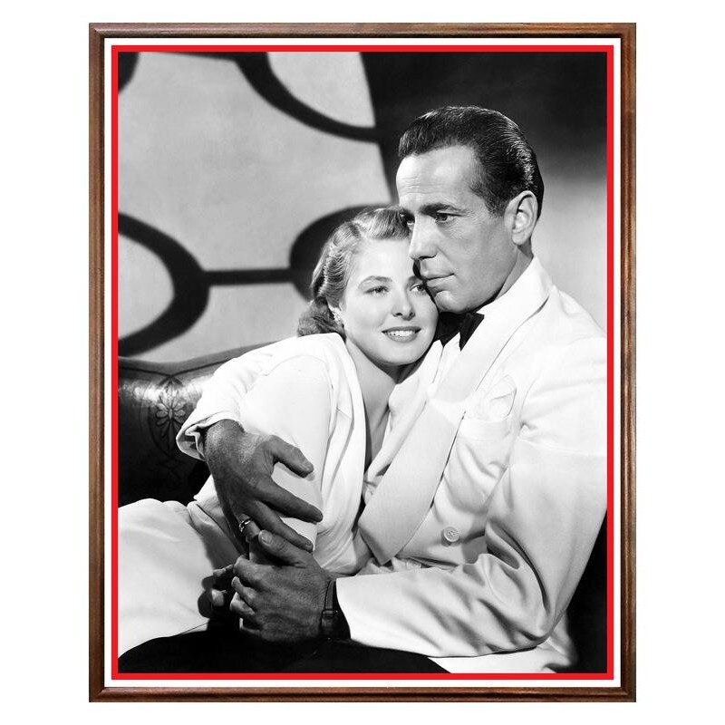 Tablou Decorativ - Club, Restaurant, Bar, Hotel, Cafenea - Casablanca - BRC-236, 40 x 50 cm