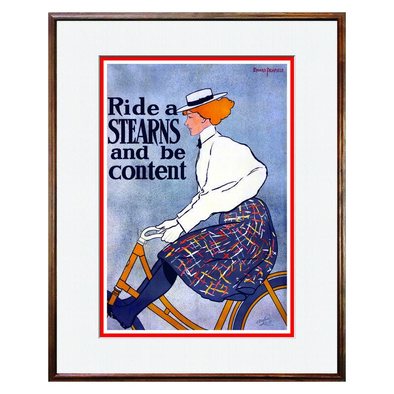 Tablou Decorativ - Club, Restaurant, Bar, Hotel, Cafenea - Vintage Bicycle Poster - BRC-316, 40 x 50 cm