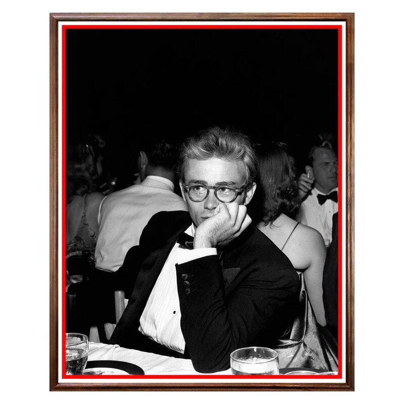 Tablou Decorativ - Club, Restaurant, Bar, Hotel, Cafenea - James Dean - BRC-254, 40 x 50 cm