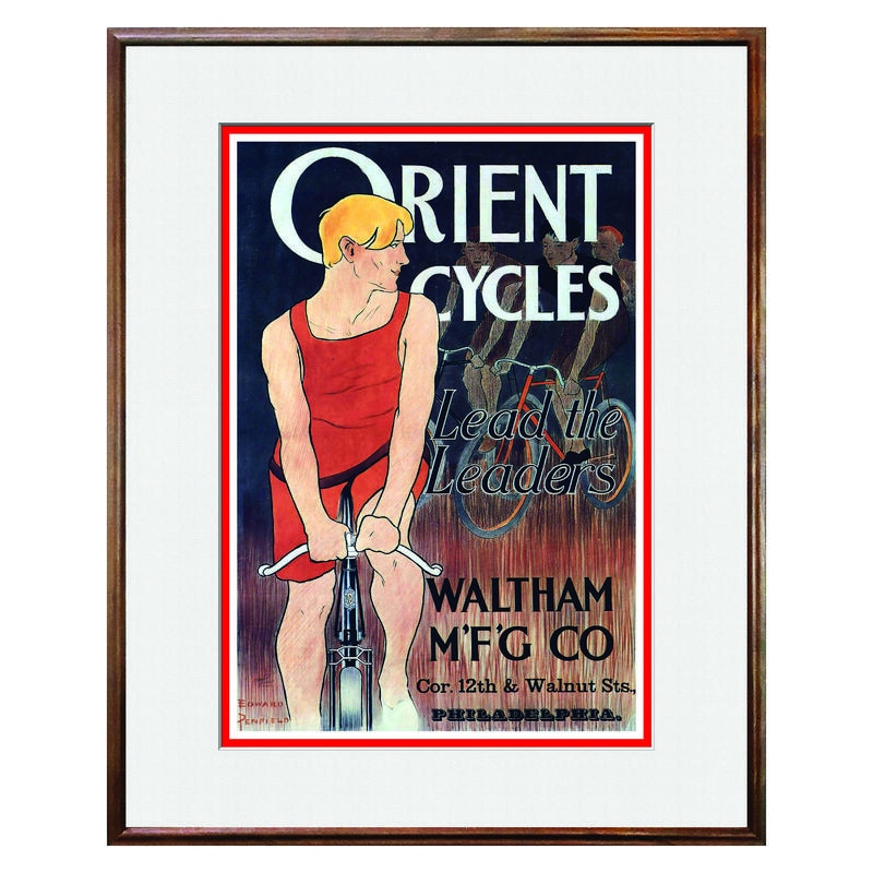 Tablou Decorativ - Club, Restaurant, Bar, Hotel, Cafenea - Vintage Bicycle Poster - BRC-313, 40 x 50 cm