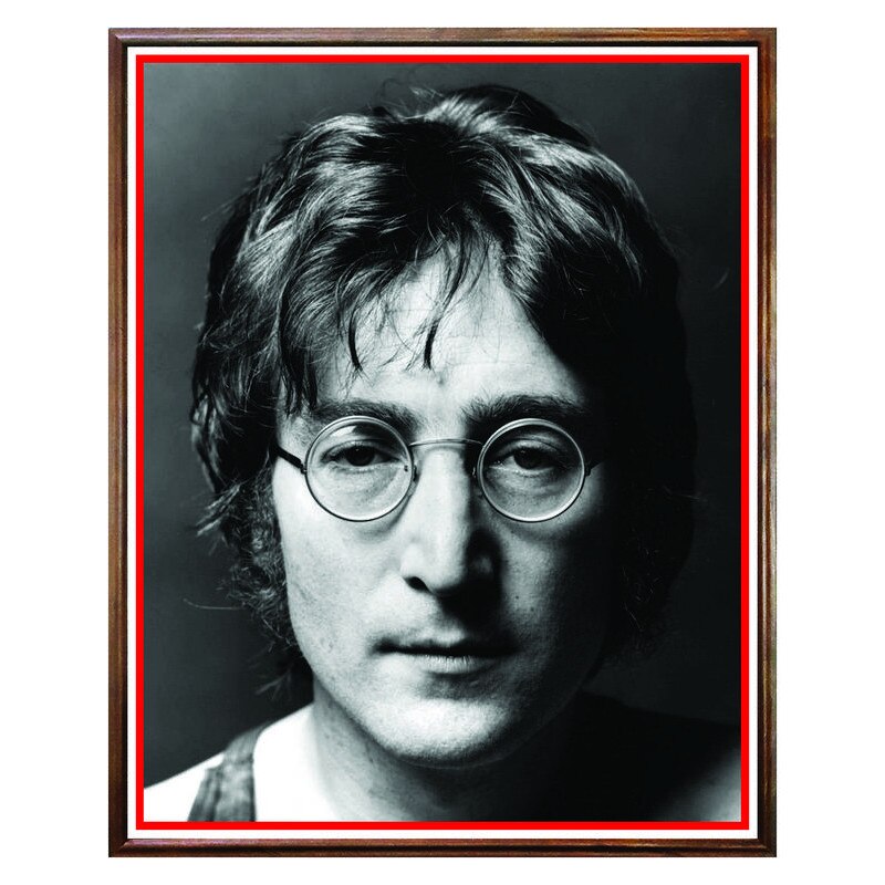 Tablou Decorativ - Club, Restaurant, Bar, Hotel, Cafenea - John Lennon - BRC-141, 40 x 50 cm