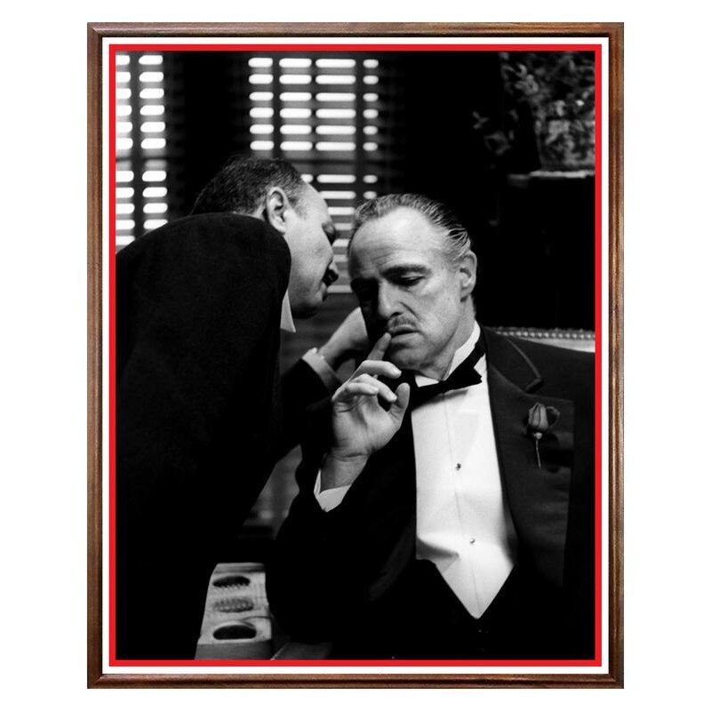 Tablou Decorativ - Club, Restaurant, Bar, Hotel, Cafenea - Marlon Brando - BRC-077, 40 x 50 cm