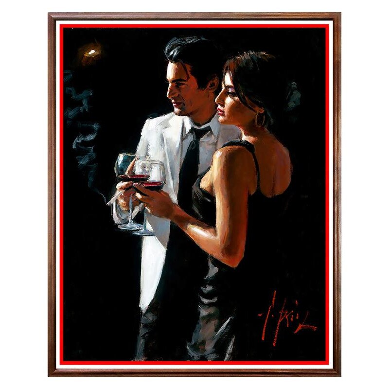 Tablou Decorativ - Club, Restaurant, Bar, Hotel, Cafenea - Soulmates - BRC-030, 40 x 50 cm