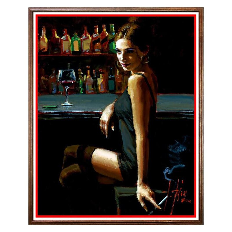 Tablou Decorativ - Club, Restaurant, Bar, Hotel, Cafenea - Seduction - BRC-218, 40 x 50 cm