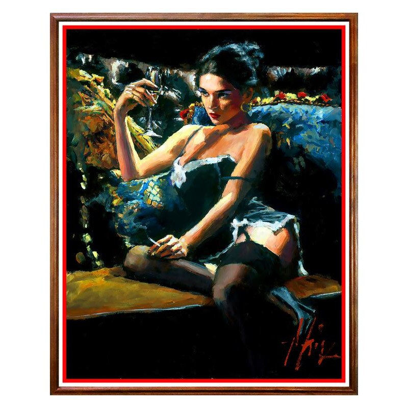 Tablou Decorativ - Club, Restaurant, Bar, Hotel, Cafenea - Seduction - BRC-215, 40 x 50 cm