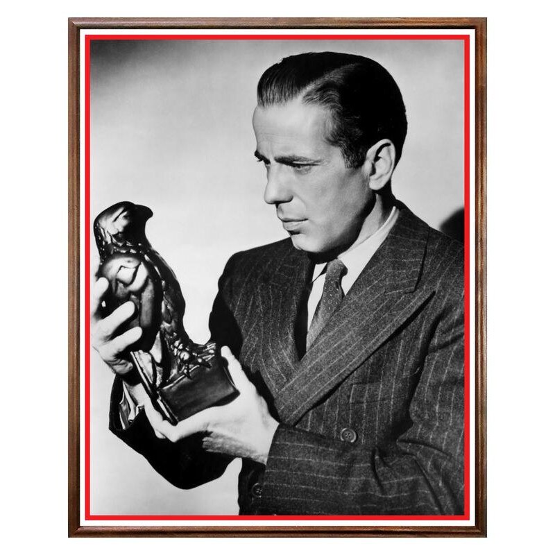 Tablou Decorativ - Club, Restaurant, Bar, Hotel, Cafenea - Humphrey Bogart - BRC-232, 40 x 50 cm