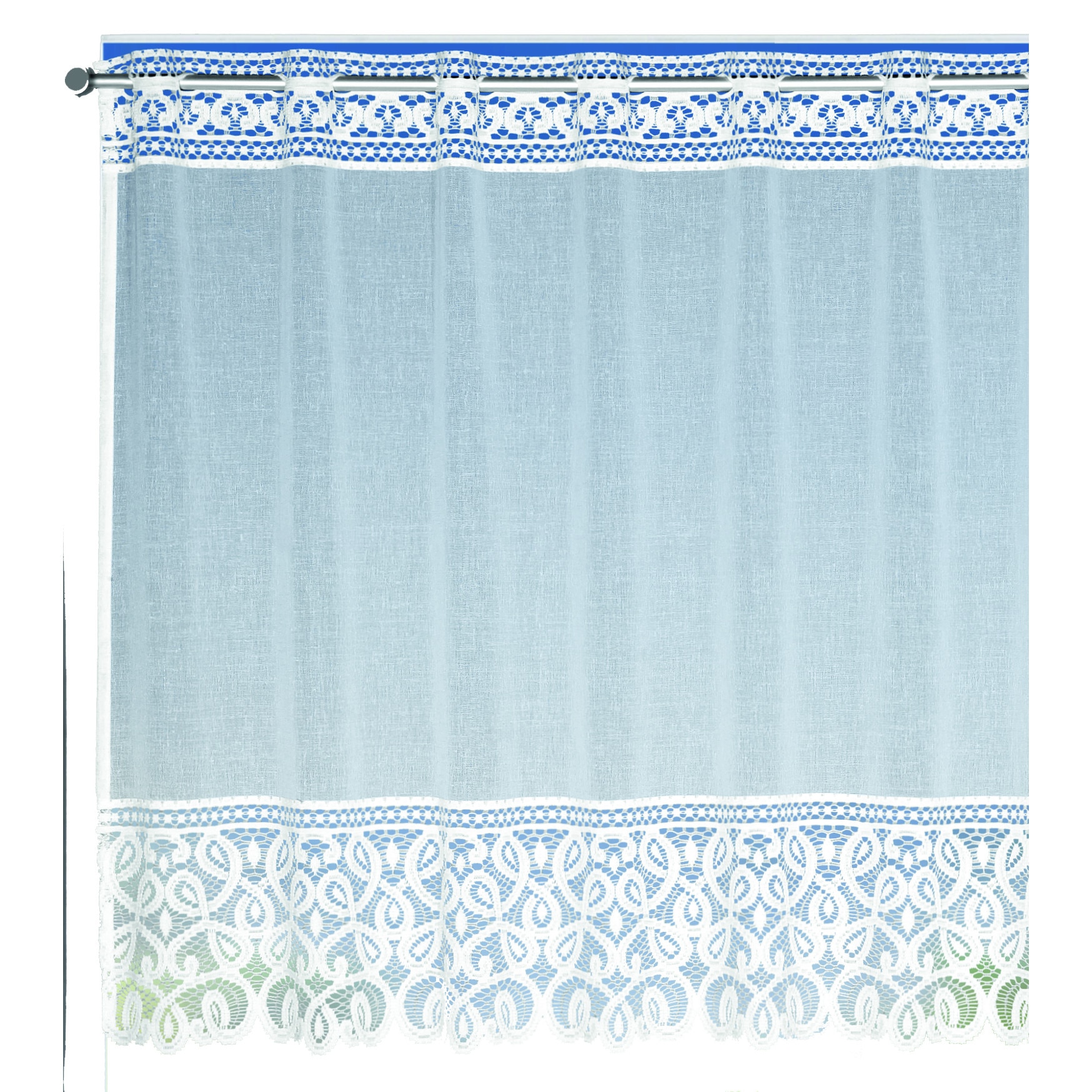 Panou Jaquard Kate3 alb 80x145