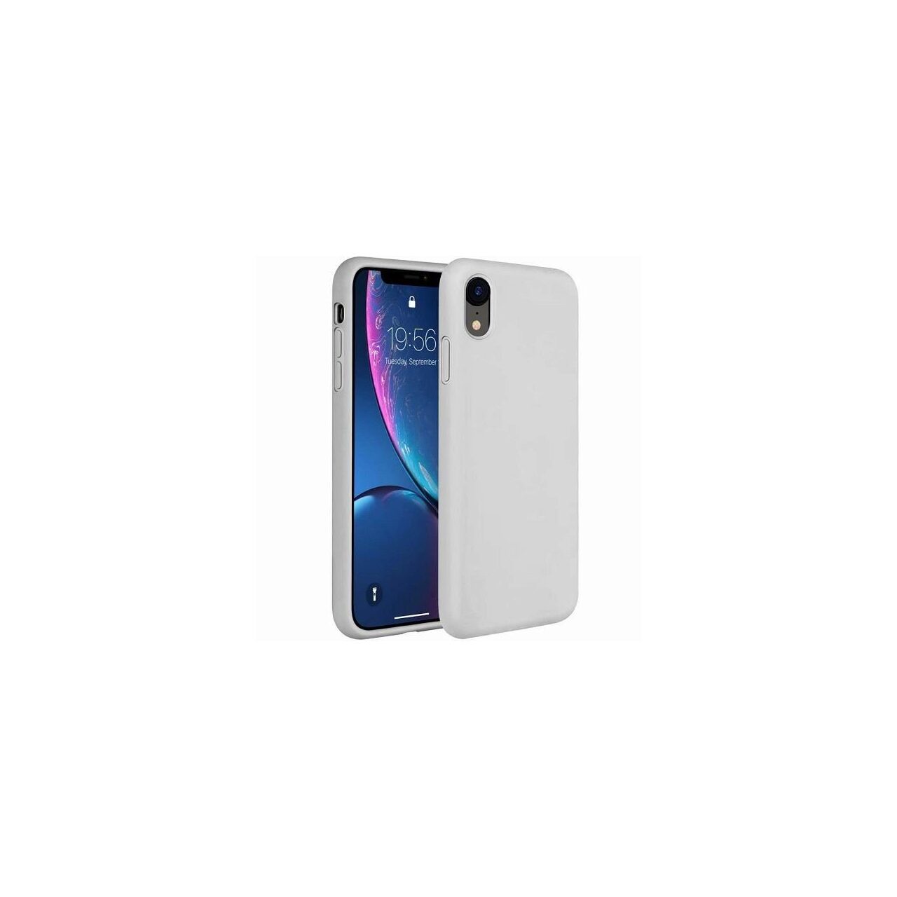 Husa Apple iPhone XR-Iberry Silicon Soft Gri