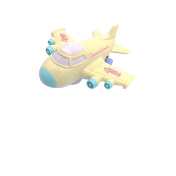 Avion cu sunete si lumini, galben Avion cu sunete si lumini, galben
