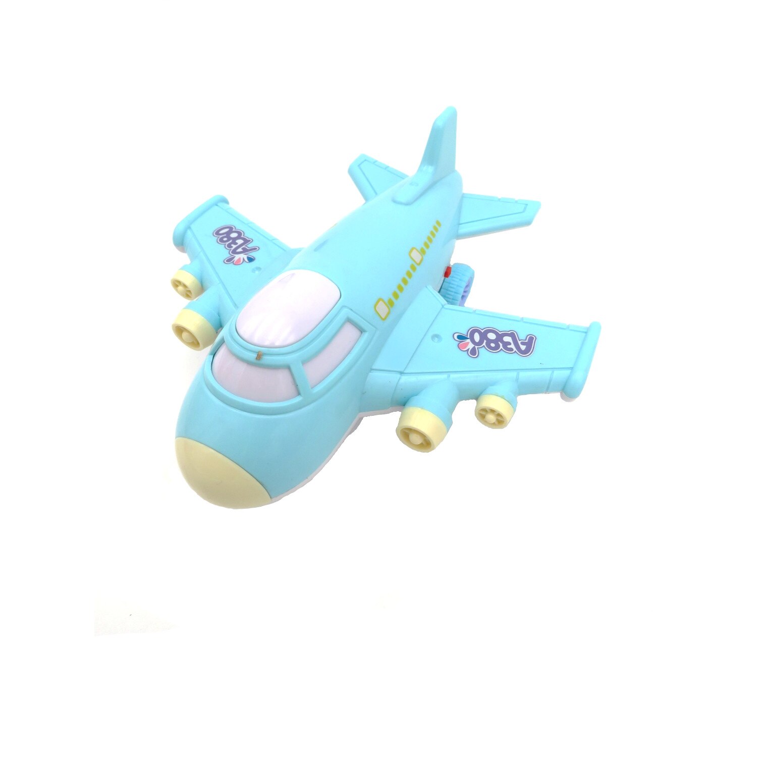 Avion cu sunete si lumini, bleu