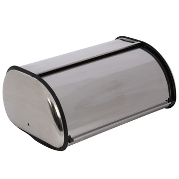 Cutie depozitare paine din inox , 43.5 x 27.5 x 18.5 cm , ATS , pentru bucatarie Cutie depozitare paine din inox , 43.5 x 27.5 x 18.5 cm , ATS , pentru bucatarie